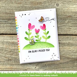 Lawn Fawn LF3322 Heart Garden Stencils