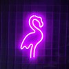 JYWJ Flamingo Neon Sign,USB or 3-AA Battery Powered Neon Light,LED