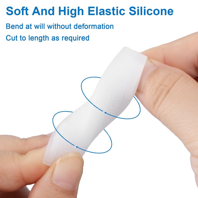 INCREWAY Baseboard Corner Blocks, 8PCS Silicone Self Adhesive Safety Corner