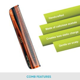 SERY Hair Detangling Comb, Graduated Dressing and General Grooming Comb, Fine Tooth Hair Straightener for Men & Women, Professional Grade Styling Comb, Pack of 3 Combo