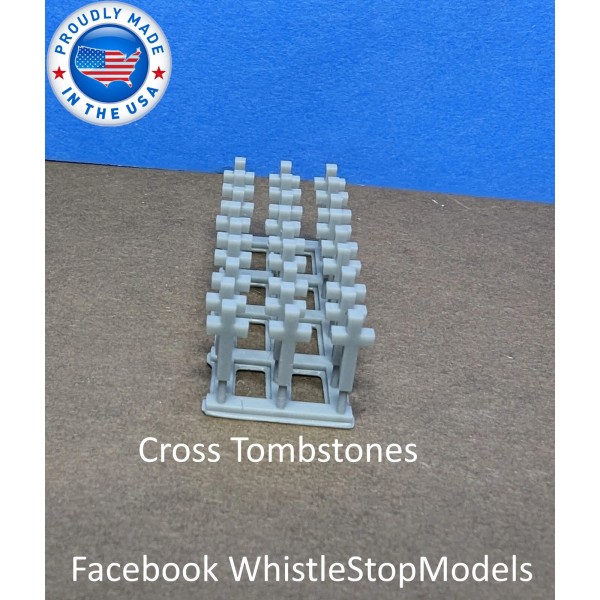27 HO Scale Cross Tombstone HO6512