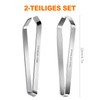 CoguZed Professional Fish Bone Tweezers and Pliers Set, Stainless Steel