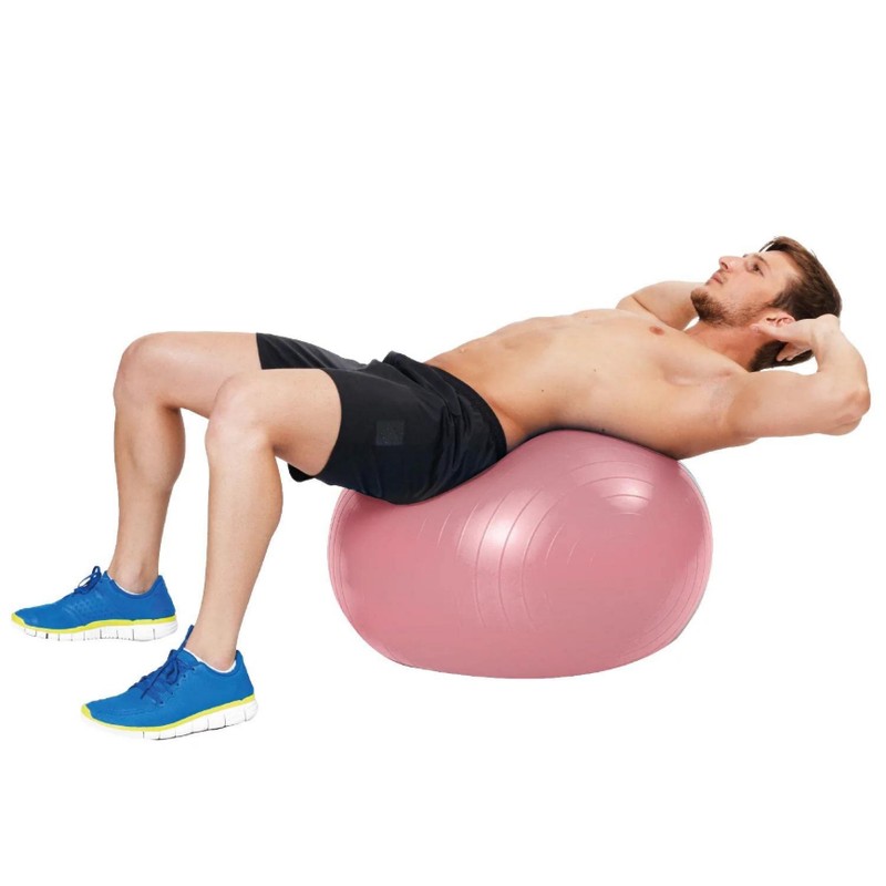 Gymcline Anti-Burst Gym Ball with Pump for Core Strengthening 65cm