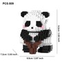 Panda Building Block, 1 Set Cute Animal Building Block DIY Room