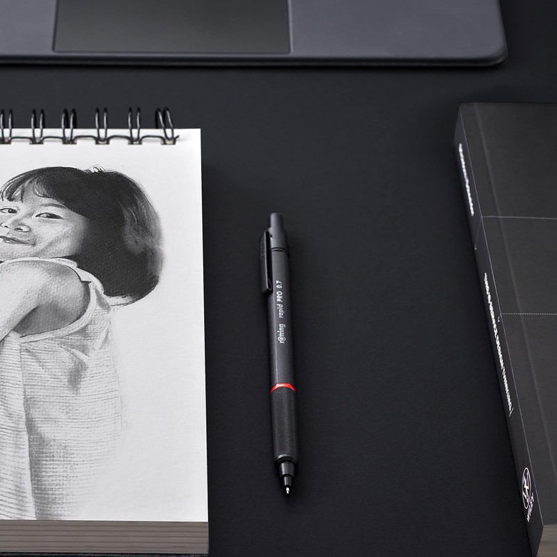 Rotring Rapid Pro HB Black Mechanical Pencil 0.7mm