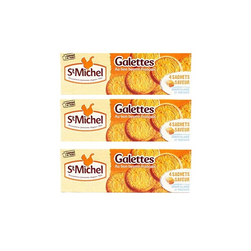 From France St. Michel Galette Cookies130g Pack of 3