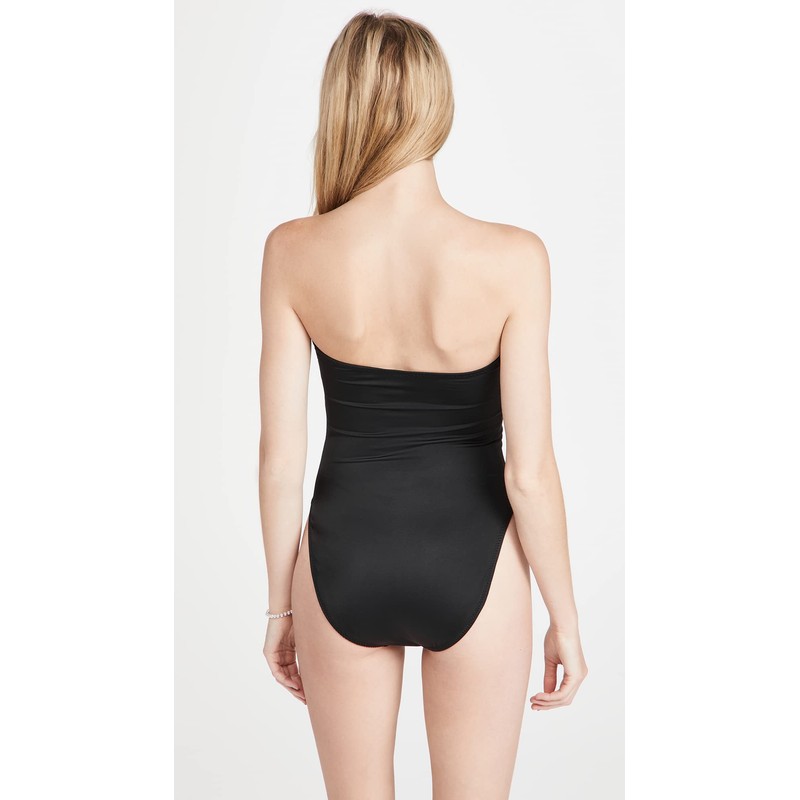 Norma Kamali Women's Bishop One Piece, Black, M