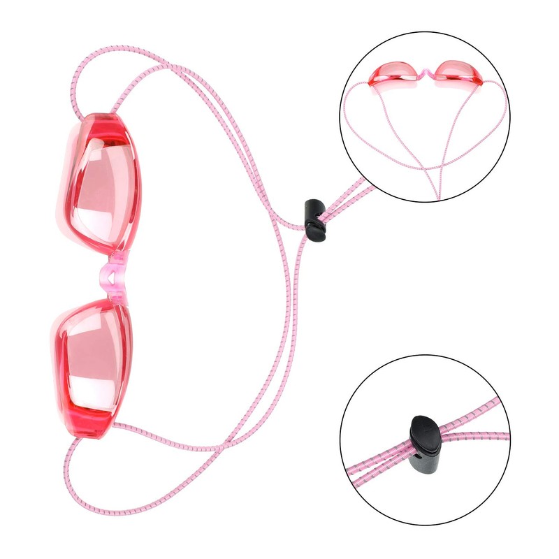 Frienda 10 Sets Goggle Bungee Straps for Swim,Adjustable Replacement Bungee