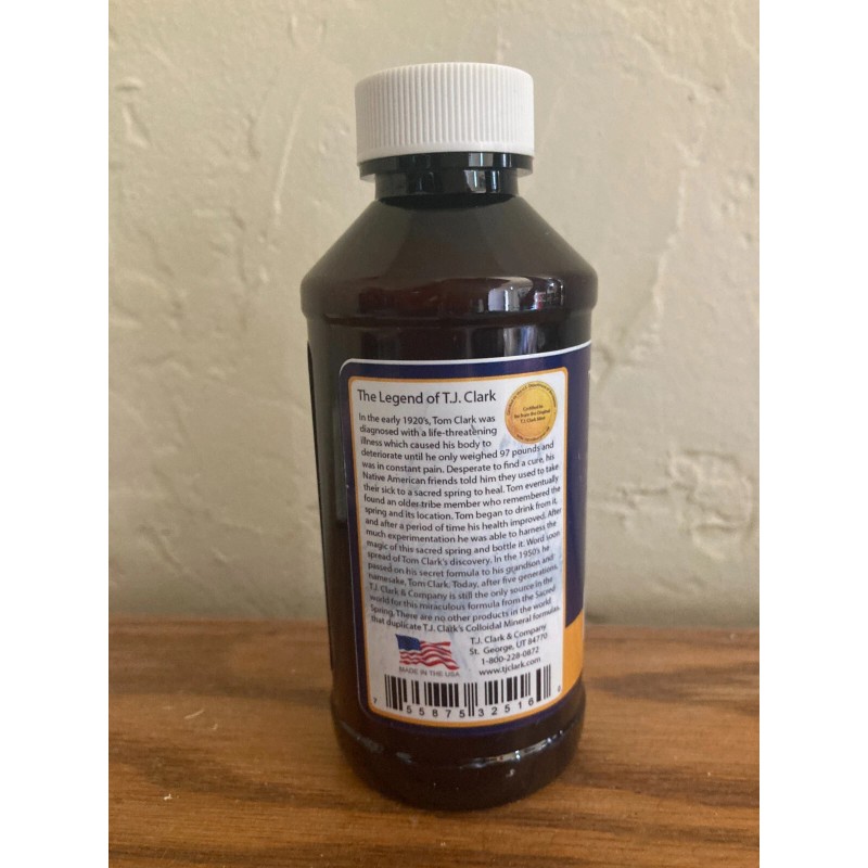 TJ Clark T.J. Clark Colloidal Mineral Concentrated Formula 4 Ounces