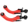 AUTOMUTO Set of 2 Rear Control Camber Arms Red Adjustable
