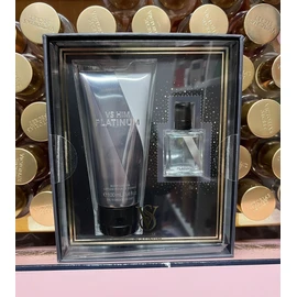 Victoria's Secret VERY SEXY HIM PLATINUM  Gift Set Perfume & Lotion TRAVEL SIZE