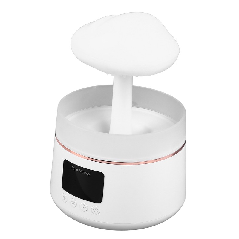 Rain Cloud Essential Oil Diffuser Humidifier Ultrasound Water Drip White