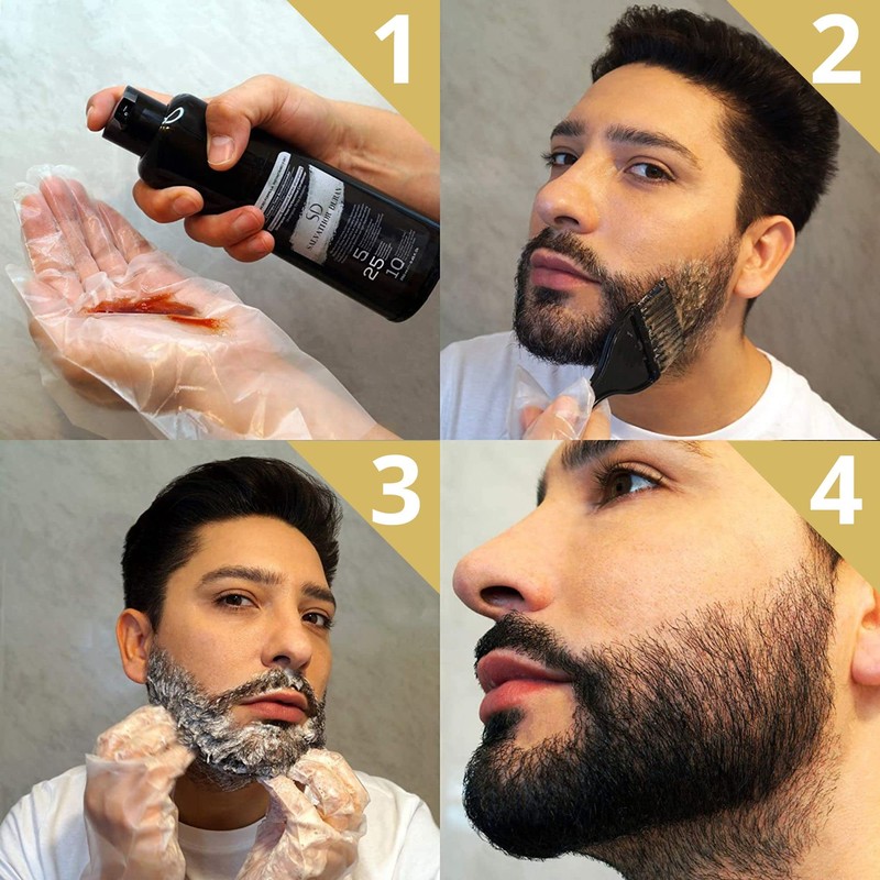 Mens Hair Dye Salvathor Duran - 20 Applications - Beard