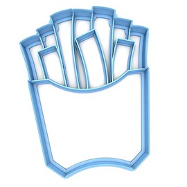 Sweet Prints Inc French Fries Cookie Cutter - Dishwasher Safe (S/M: 3.5")