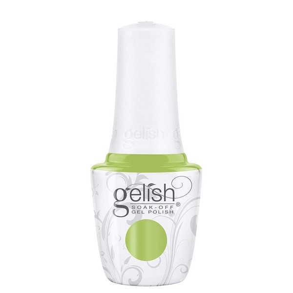 Gelish Summer Feel The Vibes Collection (Into The Lime-Light) Green Gel Nail Colors, Lime Green Nail Gel, Green Nail Color, .5 ounce