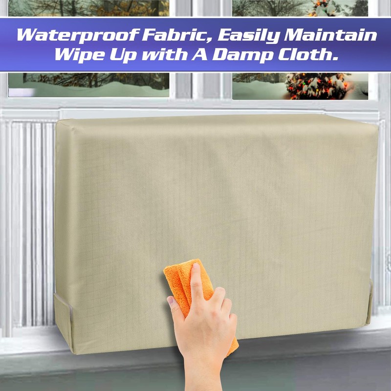 Waterproof Insulated Indoor Air Conditioner Cover for Inside Window AC