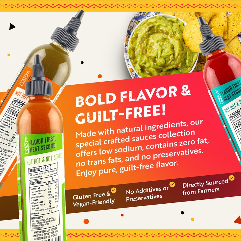 Humble House - Hot Sauce Variety Pack with 5 Low-Sodium