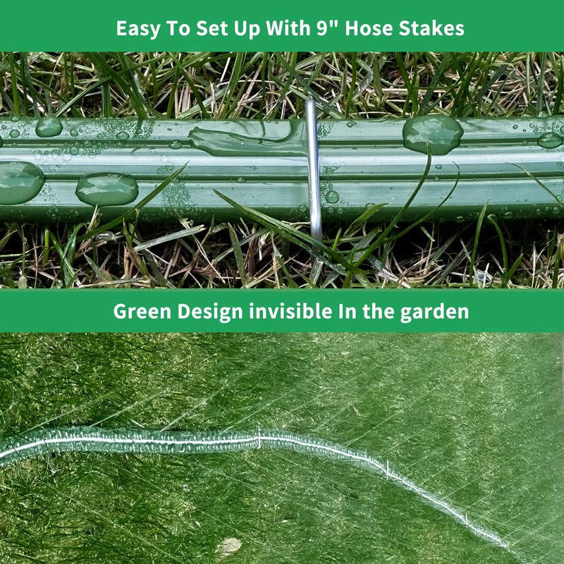 Watoo 2026 Sprinkler Hose & Soaker Hose for Yard -