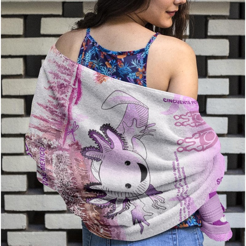 Mi Mantita Mx Toalla de Ajolote Billete de 50 Pesos