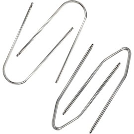 4 PCS Car Radio Removal Pry Tool, U/V-Shaped Stainless Steel Auto Stereo Release Tool Kit, Universal Radio Remover for Disassembly of Most Vehicle Audio Frequency Converter