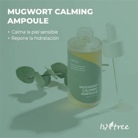 ISNTREE Ampolla Facial Mugwort Calming Ampoule - Coreana con Artemisa Mugwort de Ganghwa, Calmante para Piel Sensible, Barrera, 50 ml