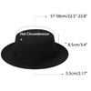 Classic Fedora Hat Flat Top Hat Felt Pork Pie Hat