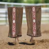 M-Royal Saddles Polainas Charra Brown (M) Charro Half Mexican Chaps