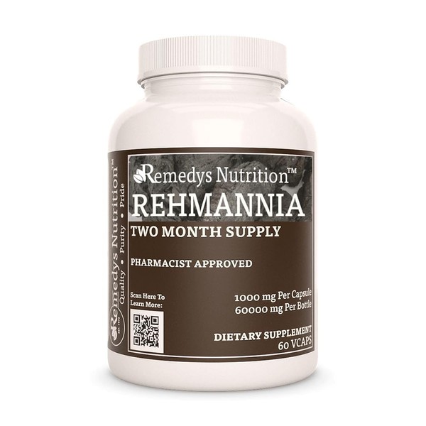 Remedy's nutrition Remedy's nutrition Rehmannia Root | 1,000 mg, 60