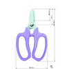 Chikamasa Florist Flower Shears Deluxe Violet MF-9000V