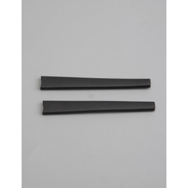 Handwith 2 Pairs Soft Silicone Sunglass Ear Socks for Oakley Muffler OX1034, Anti-Slip Comfort Fit Glasses Arm Grips Spare Parts Replacement Kit Black