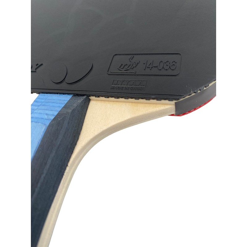 Butterfly Timo Boll Sapphire Table Tennis Bat, ITTF Certified Addoy