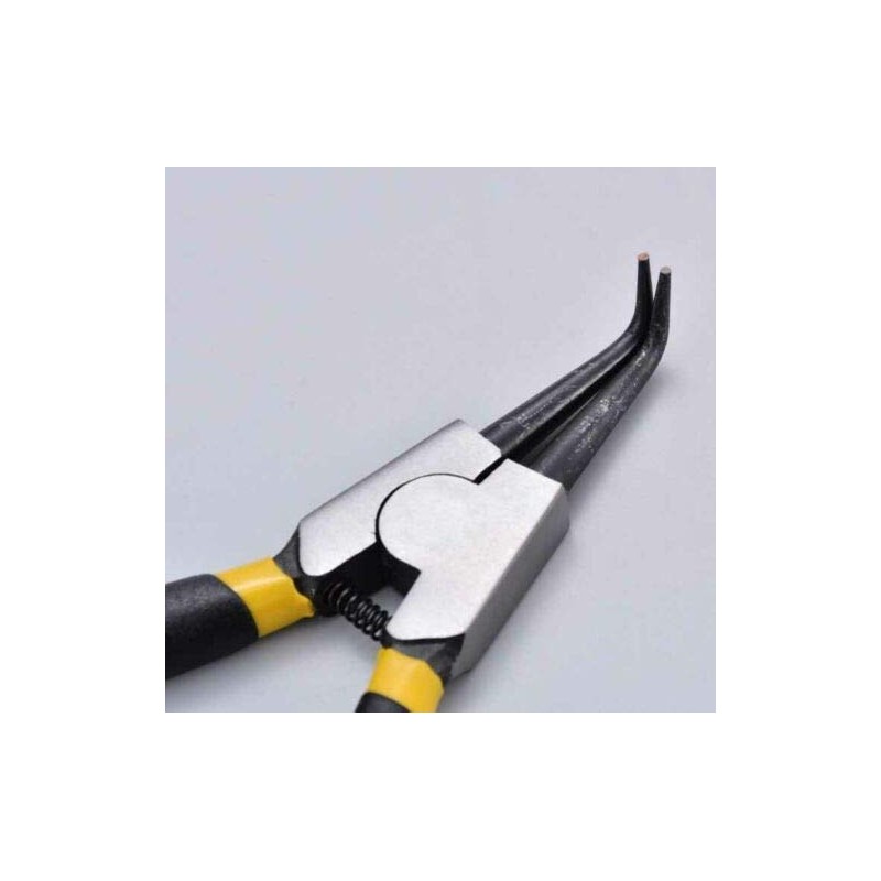 7 inch inside curved pliers, circlip pliers snap ring pliers