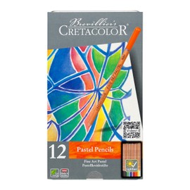 Cretacolor Fine Art Pastel Pencil Set, Set of 12, Multi