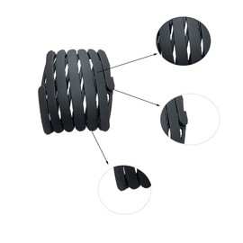 Eterspr Pack of 6 Tooth Headbands, Sharks Tooth Hair Comb, Sports Fashion Hair Band Accessories, for Men and Women, with Teeth, Headband Hair Accessories, for Outdoor Sports Yoga (6 Colours)