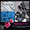 1-Inch Head Plastic Pipe Fitting Reamer With 1/4-Inch Hex Shaft,