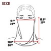 COOUV Ultrathin UPF50+ Sun Protection Cooling Fabric Neck Gaiter Scarf