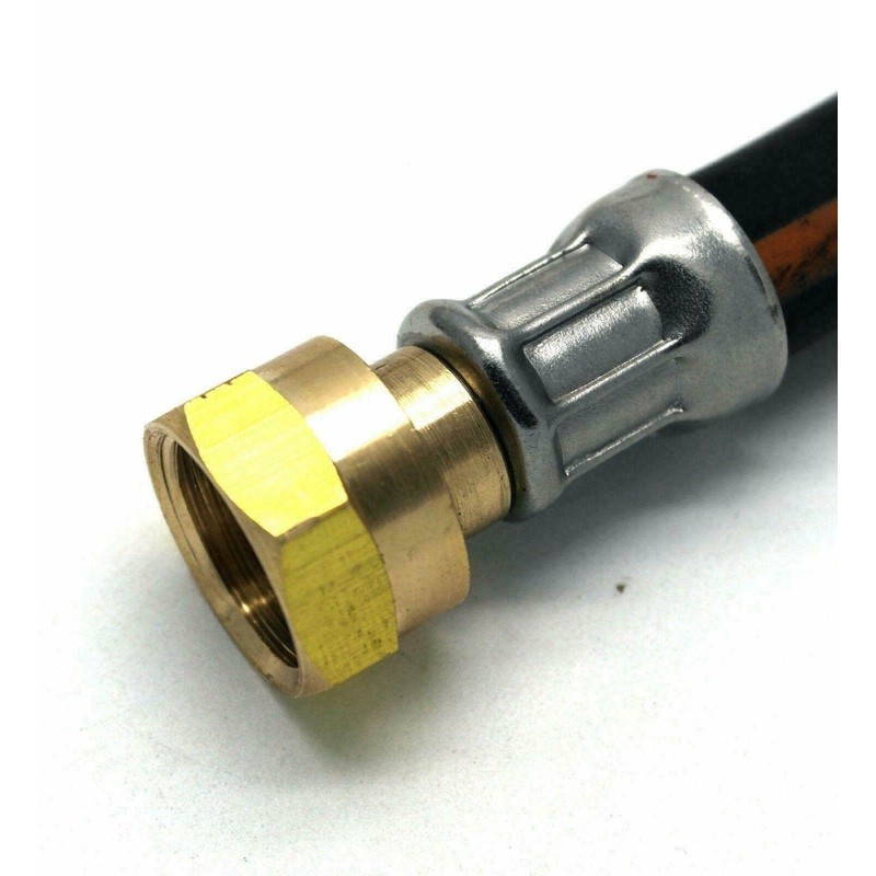 2m Meter Handwheel POL x W20 NRV Pigtail Caravan Propane