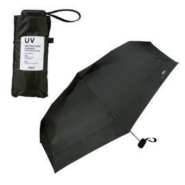 [2025] Wpc. Parasol WECTN-2402-102 Sunlight Shading Tiny 53 EC Black <100% Light Shading Ratio / 100% UV Reduction / UPF 50+/Thermal Blocking/Rain / Sun / Rain / Sun Umbrella