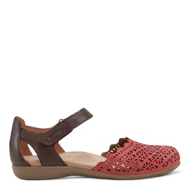 Earth Footwear Women's, Bronnie Sandal, RED 610, 9 W