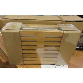 Internetsbest / BirdRock Brands 2 Pack Bamboo & Steel Stacking Shelf Shelves Small / Natural / Internets Best