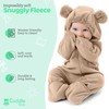 Fleece Baby Bunting Bodysuit – Infant One Piece Kids Hooded
