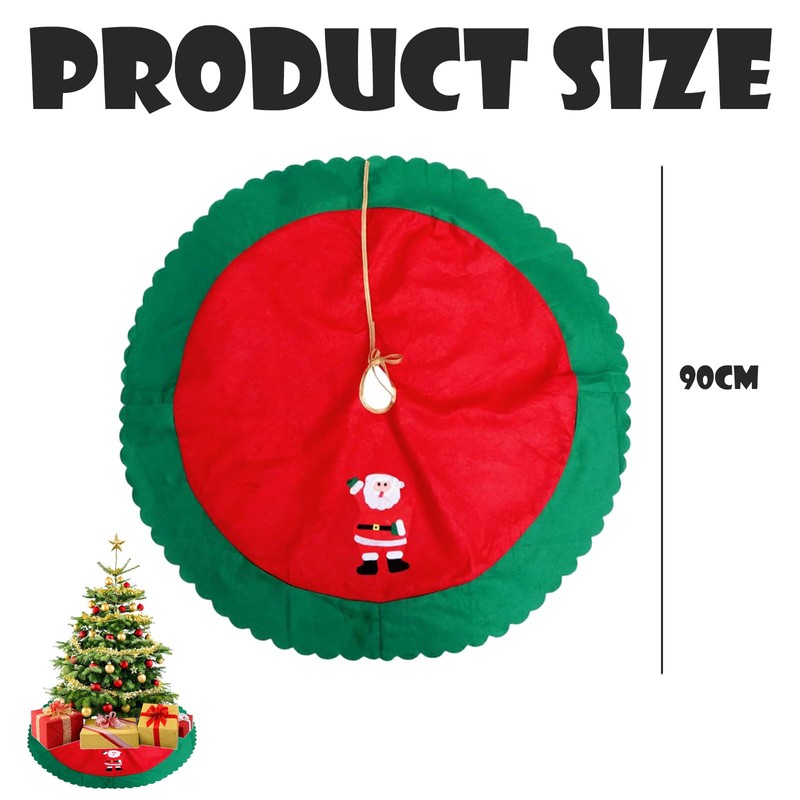 90cm Tree Skirt, Tree Skirts, Christmas Tree Skirt, Xmas Tree