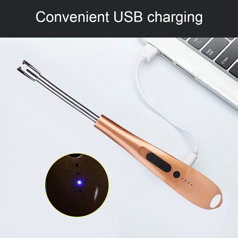 Windproof Pulse Ignition Portable BBQ Lighter Barbecue Lighter with Battery