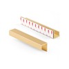 JIASENBAO 10 Pack Adhesive Handles Gold 5-1/2" Length(Cover 5" Hole