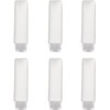 Nlinlin 5 Pcs White 1 oz Travel Bottles Empty Refillable
