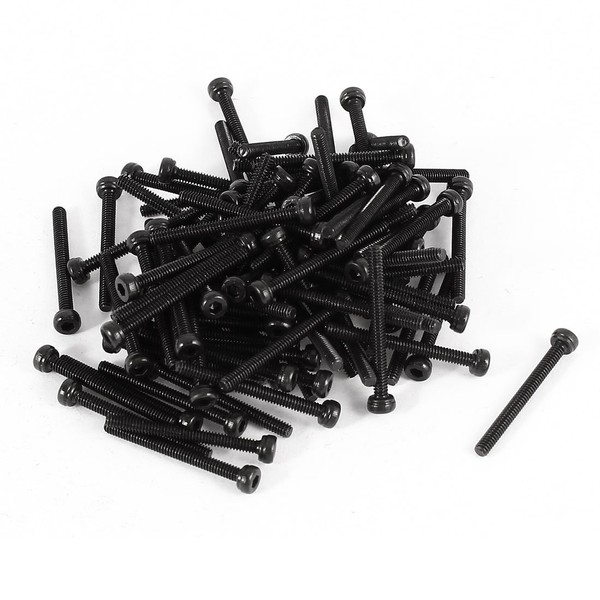 uxcell Screw Screw Screw Screw Bolts Hex Pan Knurling Cap