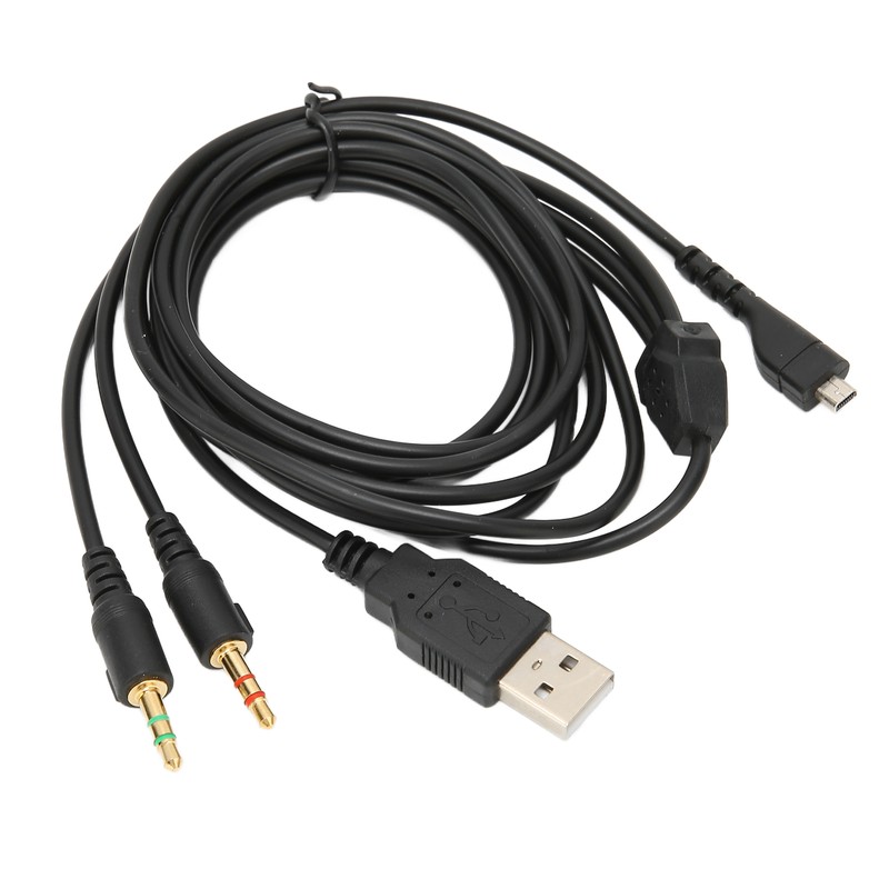 Headphone Audio Cable USB and 3.5mm Audio Jack Audio Cord