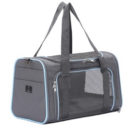 A4Pet Airline Approved Cat Carrier Dog Carriers, Soft-Sided Portable Pet Travel Washable Carrier for Dogs
