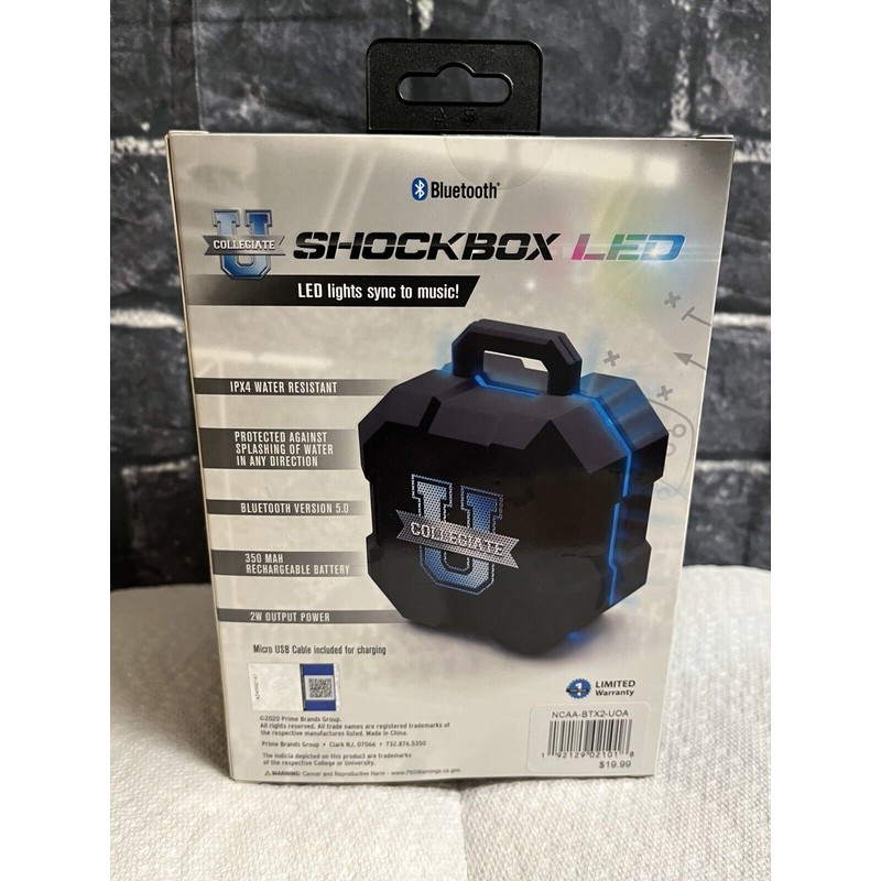 Shockbox LED Wireless Speaker Auburn Tigers