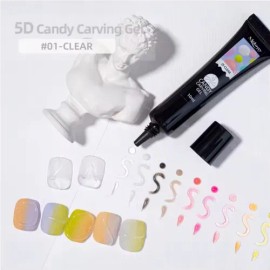 Candy Carving Gel Moldeado Figuras Relieve 3d Nail Art